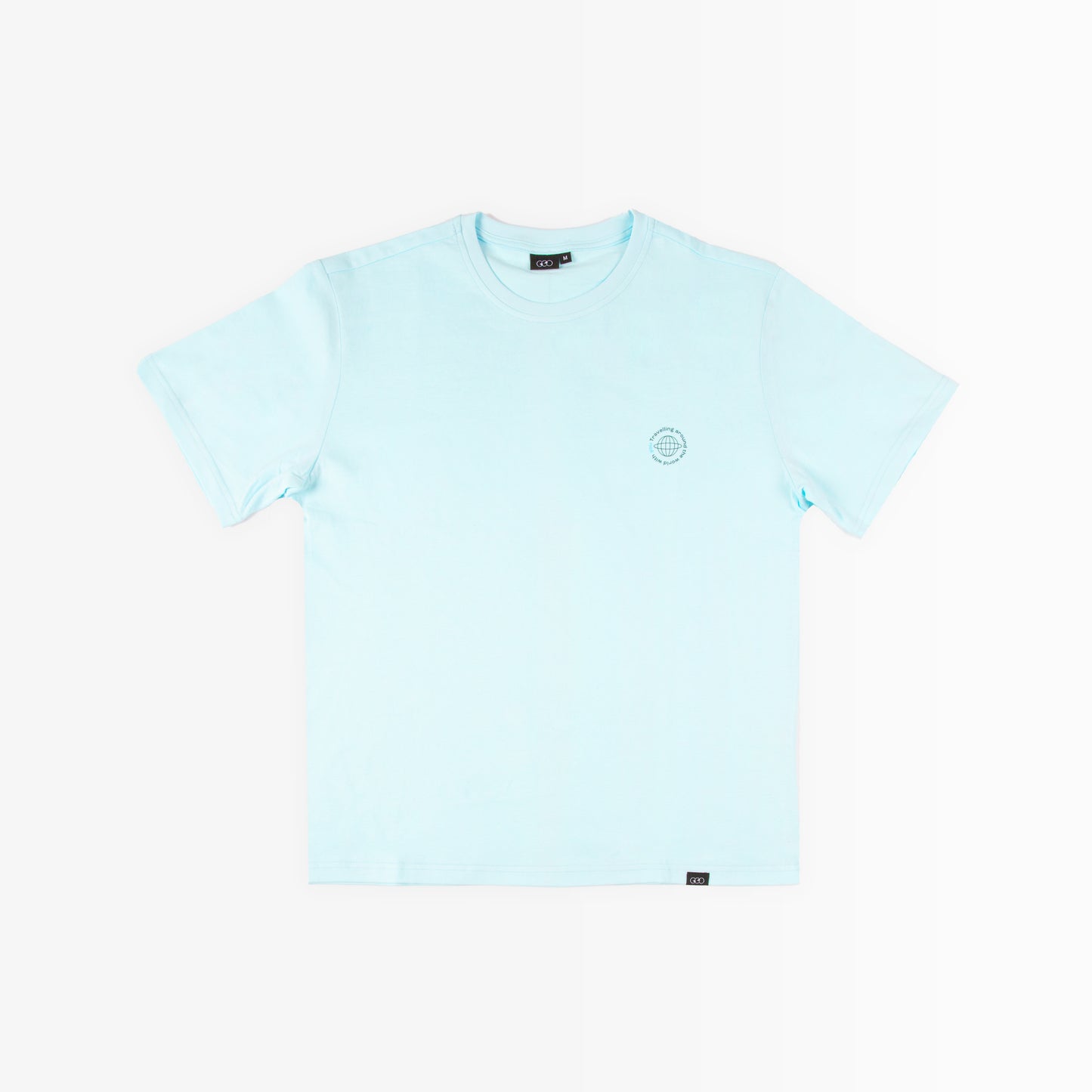 WORLD TRAVELLER SHIRT - SKY BLUE