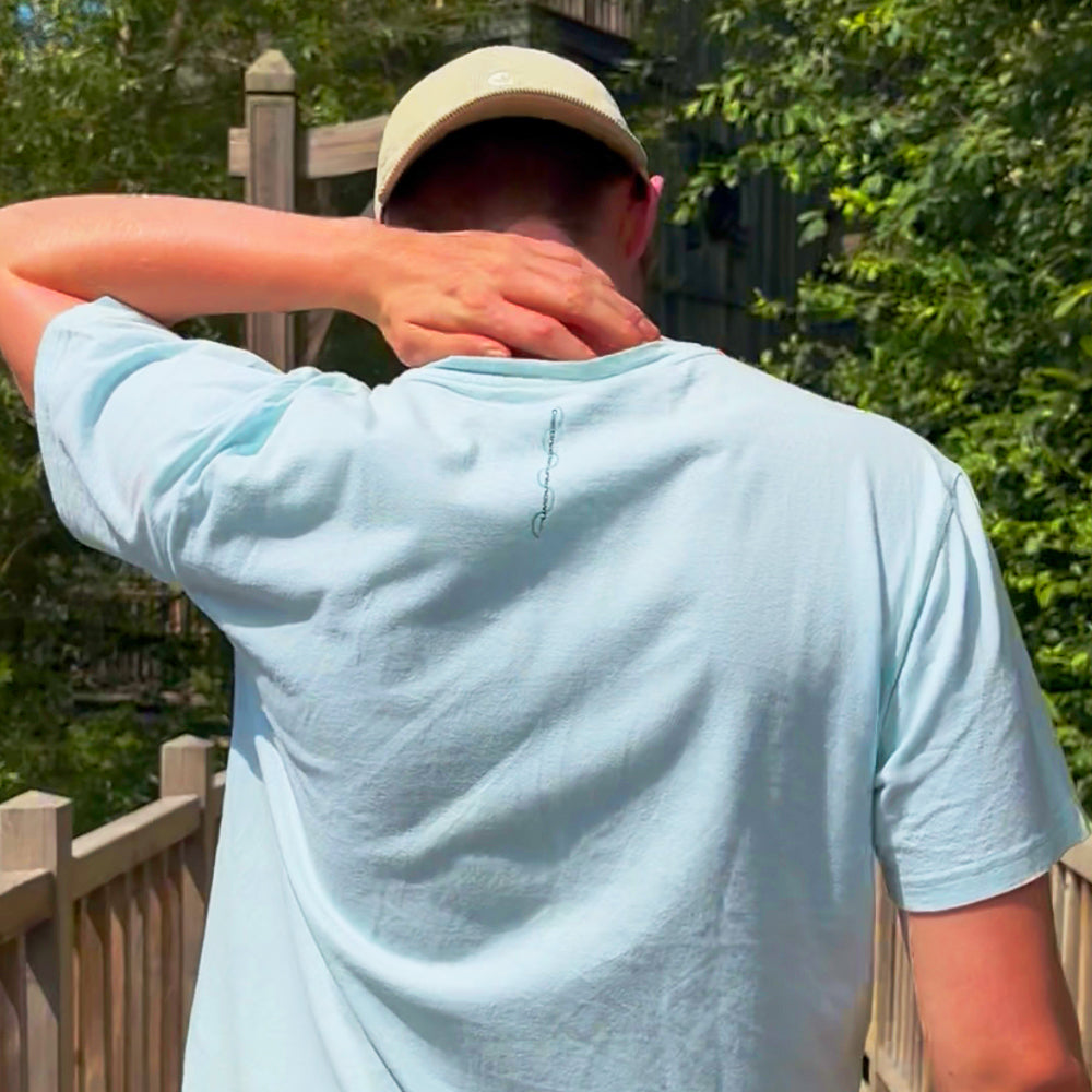 WORLD TRAVELLER SHIRT - SKY BLUE